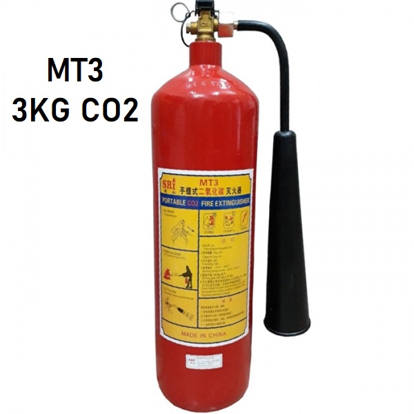 Khí CO2 bình chữa cháy xách tay MT3 3kg